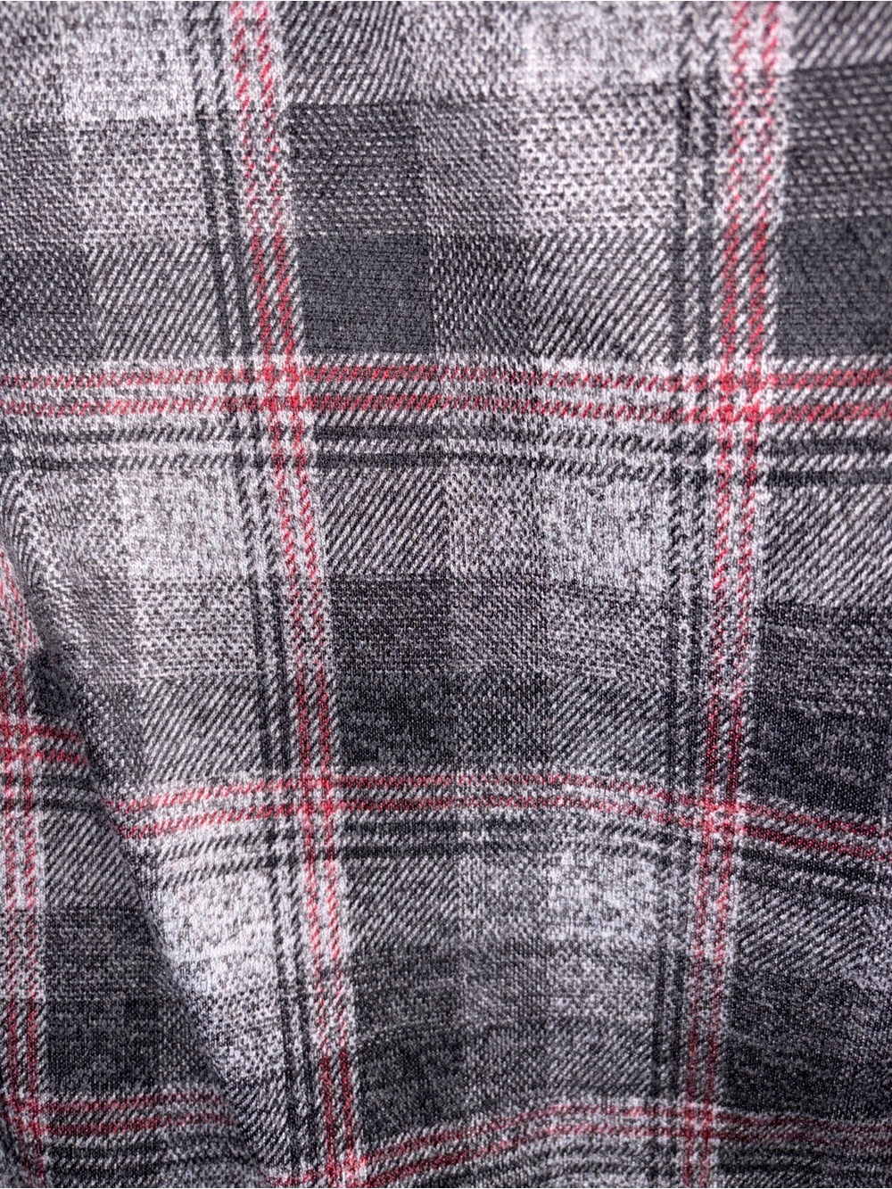 connected apparel Pink and Gray Plaid Long-Sleeve Shift Dress - Picture 3 of 5